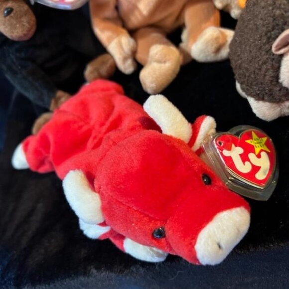 1995-1998 Ty Beanie Baby Lot Snort Peanut Bongo Congo Scoop Prickles Puffer NICE - Picture 3 of 8